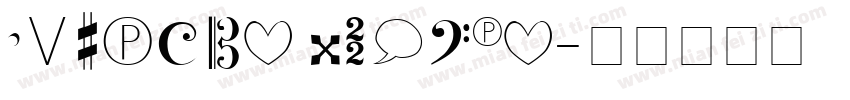 Musical Symbol字体转换